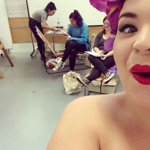 A cheeky snap from Life Drawing class today!